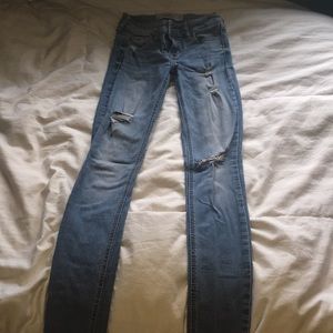 Hollister skinny Ripped Jeans